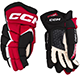 CCM Jetspeed FT680 Handschuhe Junior schwarz-rot-wei