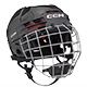 CCM Tacks 70 Helmcombo Bambini schwarz