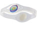 Power Balance Armband Silikon clear/weiss